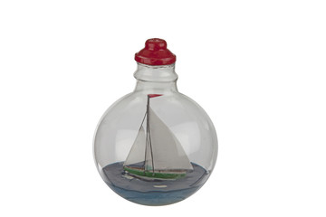 Ship inside a bottle.