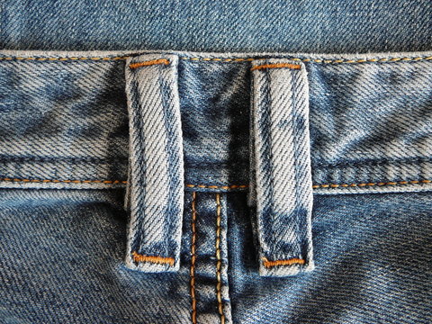 Blue jeans details