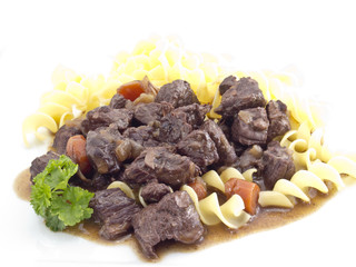 Goulasch mit Nudel