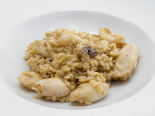 Tintenfischrisotto
