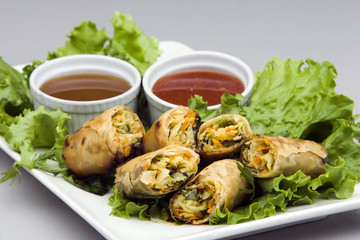 Spring Rolls appetizer