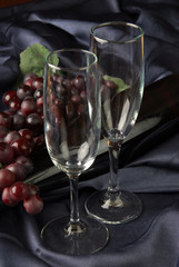 Red wine still life