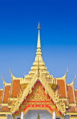 Fototapeta premium Roof of City pillar shrine,Ubonratchthani,Thailand