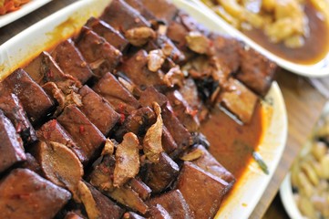 Braised Chinese bean curd