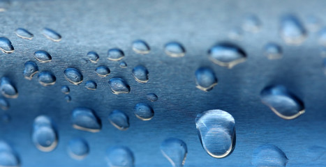 waterdrops & metal