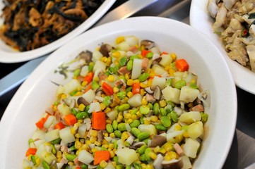 Mixed vegetable and potato dish