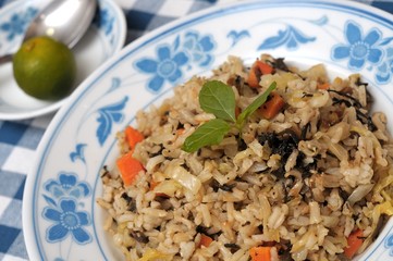 Healthy olive fried rice