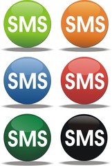 boutons sms