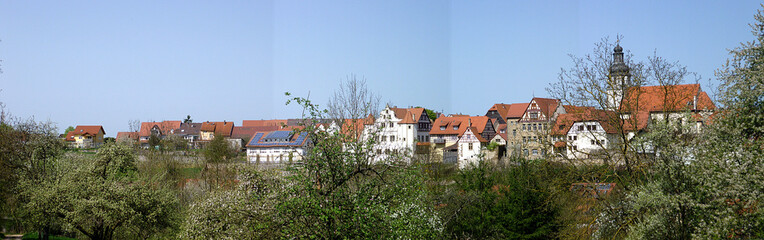 Fototapeta na wymiar Panorama Gochsheim