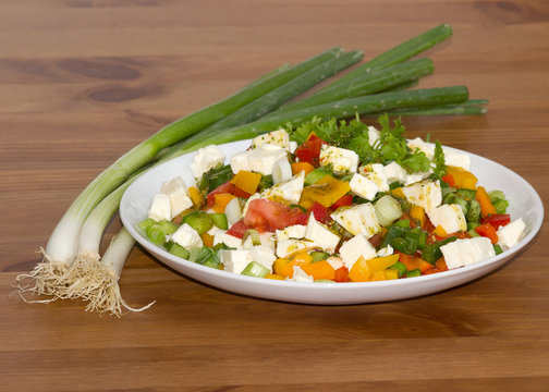 Rustikaler Bauenrsalat