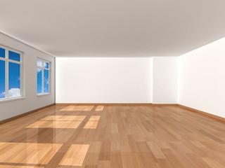 Fototapeta na wymiar 3d rendering the empty room