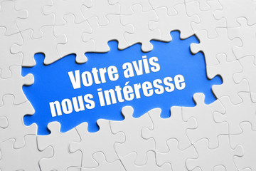 votre avis nous interesse