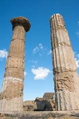 Fototapeta na wymiar Świątynia Heraklesa i Dolina Świątyń, Agrigento, Sycylia
