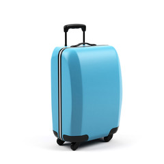 Suitcases isolated on a white background.