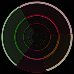 Color Pie glass diagram