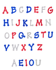 Sparking U.S. Patriot Alphabet