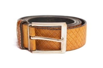 Leather waistband