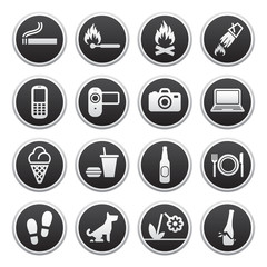 Prohibited Signs black