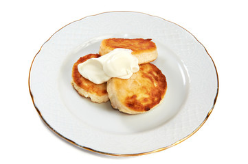 Cheesecakes with sour cream