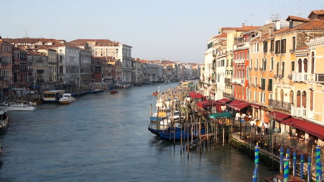 Canal traffic in Venice