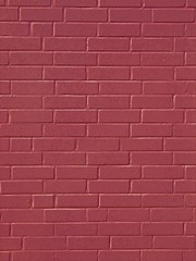 Dunkelrote Ziegelwand