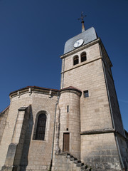 Fototapeta na wymiar Abbaye de St Laurent en Grandvaux