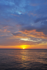 シミラン諸島の夕日