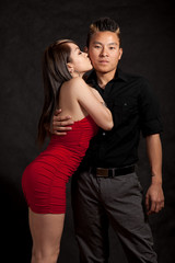 Attractive young twenties couple