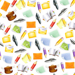 Small objects, seamless pattern