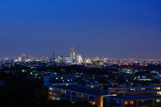 Night view of Yokohama, Japan