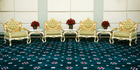 reception room in a hotel