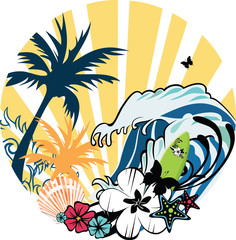 tropical illustration