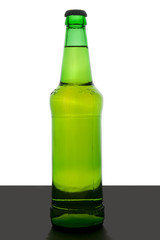 Green beer bottle