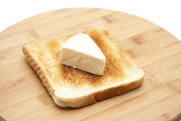 Toastbrot mit Streichkäse
