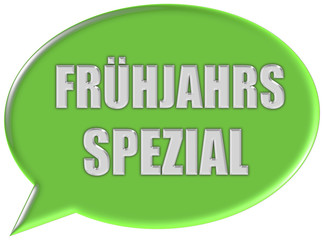 Sprechblase hellgrün FRÜHJAHRS SPECIAL