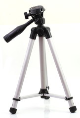 small photo tripod isolated