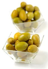 Zelfklevend Fotobehang Green olives - Olive verdi © Marzia Giacobbe