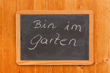 Fototapeta premium gartenarbeit