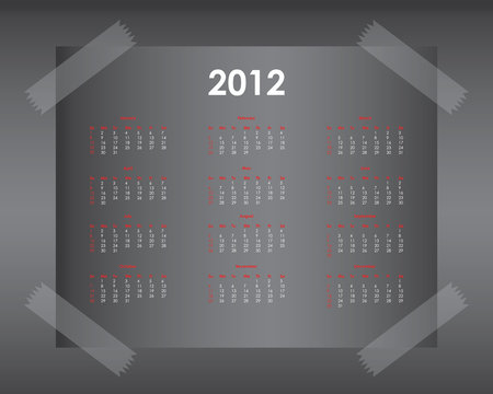 Calendar Design 2012
