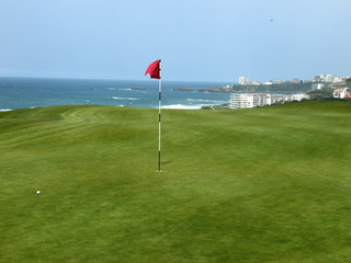 Obraz premium golf au pays basque