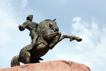 Monument to Evpatii Kolovrat in Ryazan