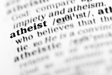 Obraz premium atheist (the dictionary project)