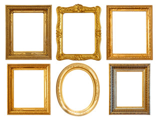 few Luxury gilded frames