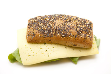 Brötchen mit Käse