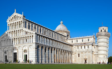 Fototapeta na wymiar Italy,Pisa.The Cathedral and the Leaning Tower