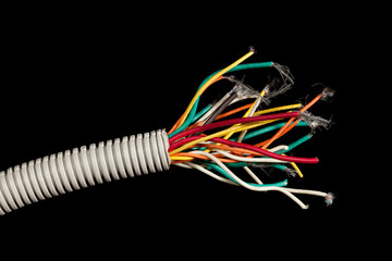 torn apart cable