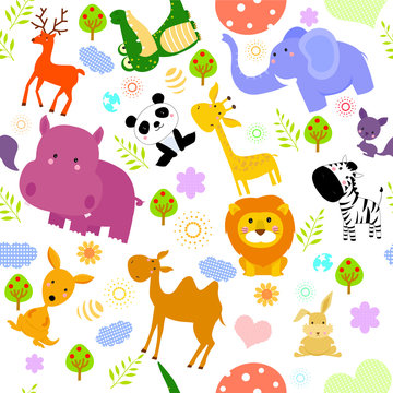 animal seamless wallpaper