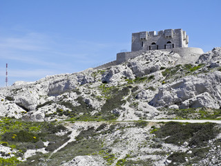 Ile de Pom&egrave;gues &agrave; Marseille,la Tour