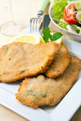 Breaded meat