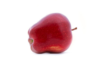 red apple isolated